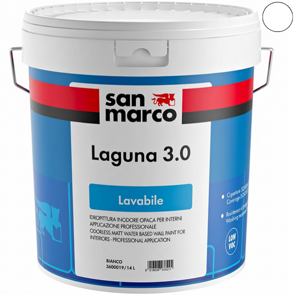 SAN Marco Laguna 3.0 Bianco Idropittura per Interno - SAN MARCO